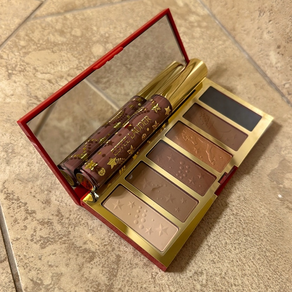 Estée Lauder celestial glow eye shadow and sundrops lip gloss (limited edition)